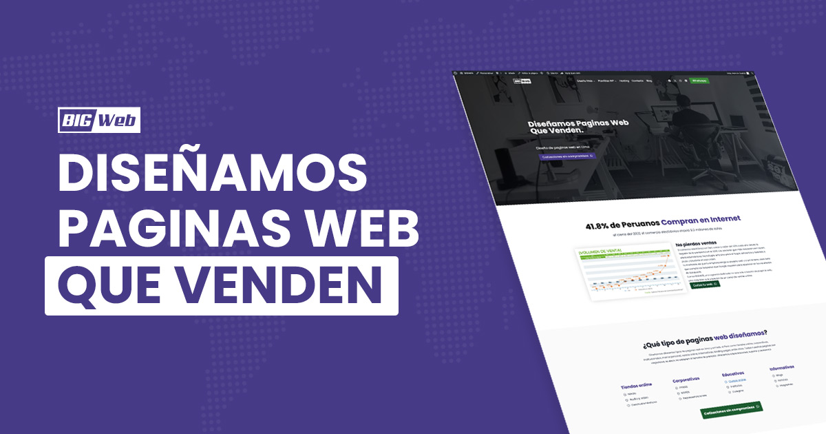 Agencia de Diseño de Paginas Web en Lima | BIGWEB