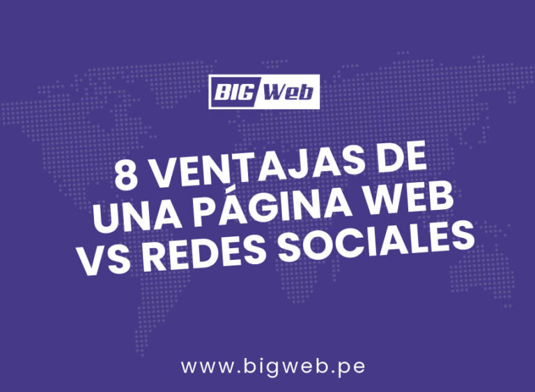 8 ventajas de una página web vs redes sociales para vender productos físicos