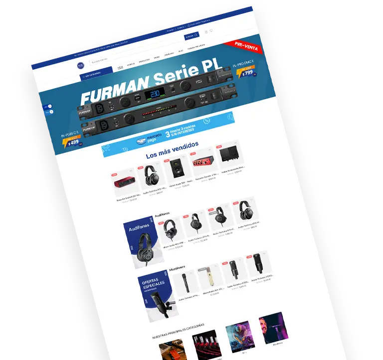 Diseño Web de Audio Profesional 5 mag audio 01