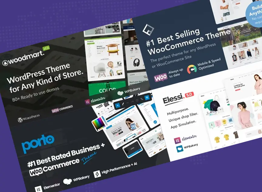 WoodMart vs Flatsome vs Porto vs Elessi: Los Mejores Temas WooCommerce 2026 1 WoodMart vs Flatsome vs Porto vs Elessi: Los Mejores Temas WooCommerce 2026